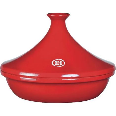 Tajine Emile Henry 32 Cm Rouge Cuisson Lente Et Savoureuse - Emile Henry
