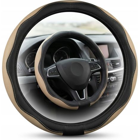 Universeller Autolenkradbezug, beige, 37–39 cm (1/5)