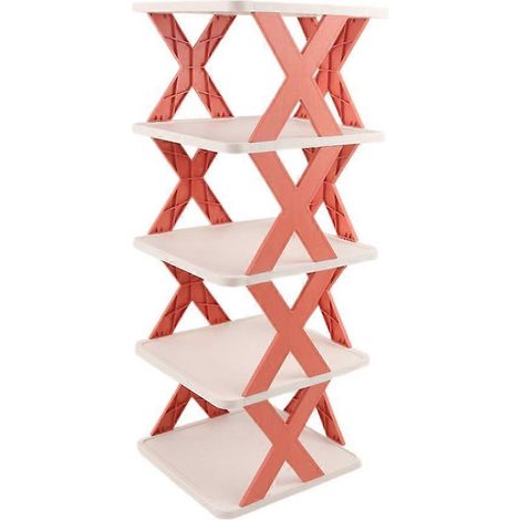 Rangement à chaussures empilable, armoire à chaussures, étagère de rangement anti-poussière pour la maison (1/4)