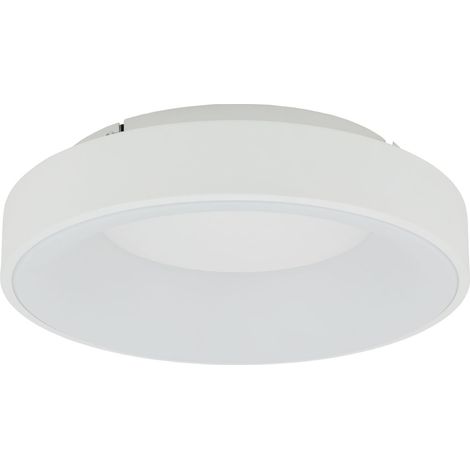 Deckenleuchte LED D: 38 cm rund Weiß 3000 K warmweiß 2700 lm Metall Deckenlampe