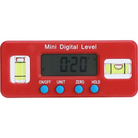 Niveau électronique magnétique flexible 100mm, outil de mesure portatif à fond aimanté, enregistrement des données 0-100mm (1/5)