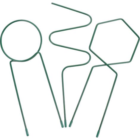 Lot de 3 treillis métalliques pour plantes grimpantes (1/5)