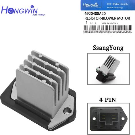 Convient aux résistances de moteur de ventilateur de radiateur Shuanglong 6920408A20 6814021030 (1/5)