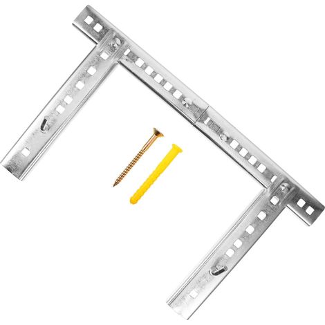Support métallique pour chauffe-eau électrique avec plaque de montage pour espaces réduits (1/5)