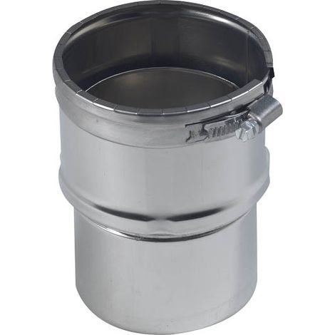 TEN – Raccord inox 316 flexible/rigide Ø139/146 – Connexion tuyau flexible à rigide – Pour conduits inox simple et double peau
