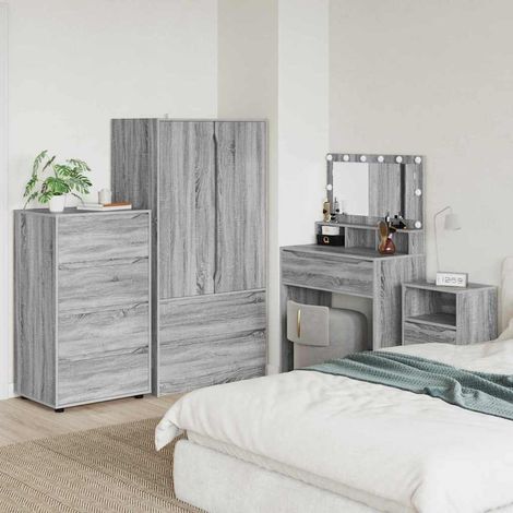 vidaXL Armoires de rangement Gris Sonoma 60 x 48 x 105 cm