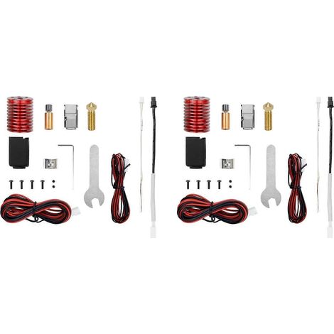 2x V6 Voron Hotend-Kit V6 für Volcano Düse Bimetall-Düsenhals für Voron 0.1/0.2/2.4 für Prusa 3D-Drucker (1/5)