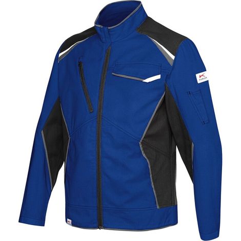 Kübler Jacke ICONIQ cotton kbl.blau/schwarz Gr. 3XL