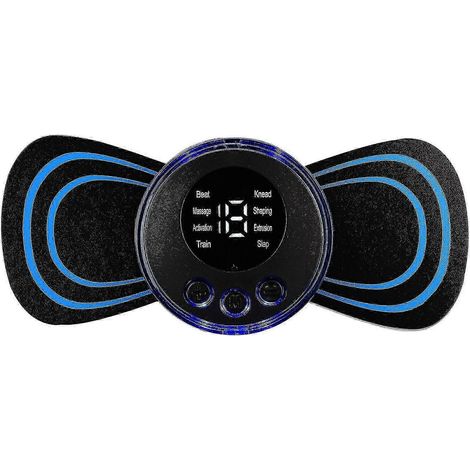 Tragbares EMS-Elektromassagegerät für Nacken und Rücken, Nackenmassagepflaster, Schmerzlinderung (Bestseller) - AquaForge