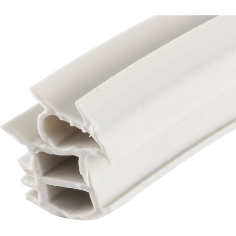 DOMOFERM Dichtungseinlage Türdichtung C 550 weiß für Stahlzargen 5,05 m (1/4)