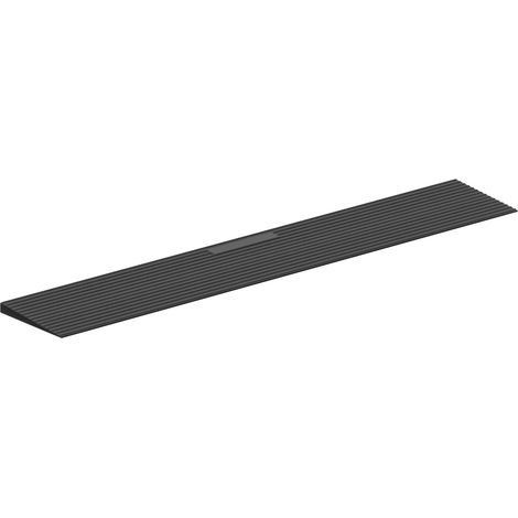 TolleTour Rampa per soglia porta Curb Rampé Rampa di carico in gomma per sedie a rotelle 90 x 25 x 4.5 cm