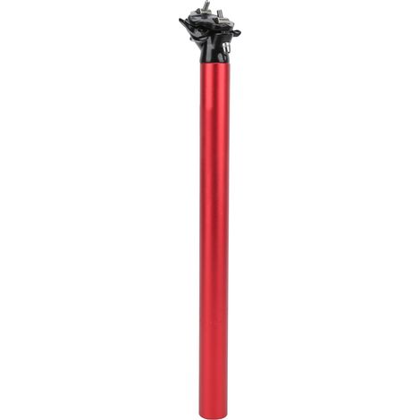 LUNJE Mountainbike-Sattelstütze, verstellbar, Aluminiumlegierung, 31,6 x 400 mm, Rot (1/5)