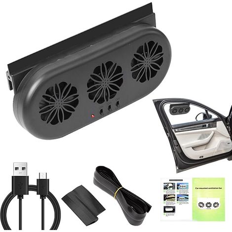 Ventilateur De Voiture À Énergie Solaire - D'extraction (1/5)