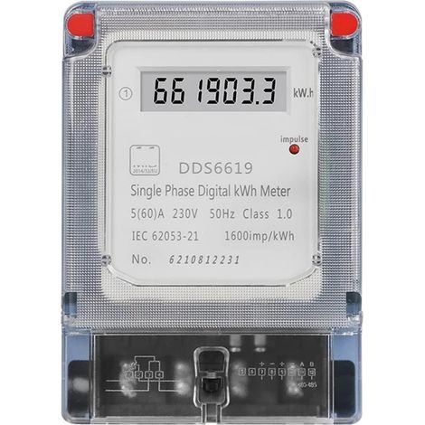 Programmierbarer Timer, einphasig, DIN-Schiene, digitaler elektronischer Energiezähler, AC 220 V, 60 A, kWh-Messgerät, Stromverbrauchsanzeige, 50 Hz