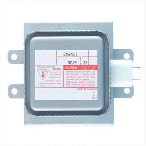 Four micro-ondes industriel 2M248H 1000W, magnétron refroidi par air, pièce détachée pour four micro-ondes professionnel. (1/5)