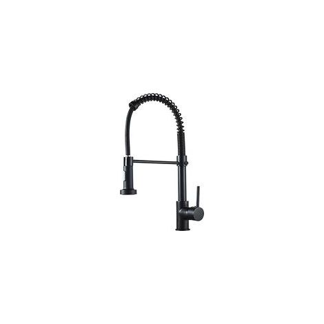 Robinet Cuisine avec Douchette Pivotant à 360° Robinet Cuisine à Ressort 2 Modes de Pulvérisation