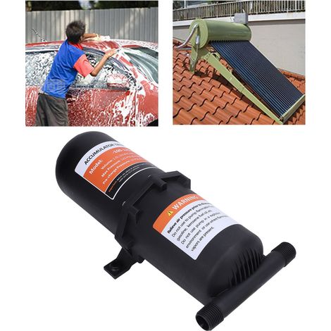 Serbatoio a pressione costante da 1 litro con attacco MNPT da 1/2", accumulatore pre-pressurizzato per imbarcazioni o rimorchi, pressione massima di 125 PSI. (1/5)