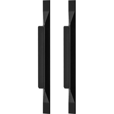 2x Europäische Griffe aus Aluminiumlegierung für Küchenschränke, Kleiderschrankgriffe, Gesamtlänge 160 mm, Lochabstand 96 mm (1/4)