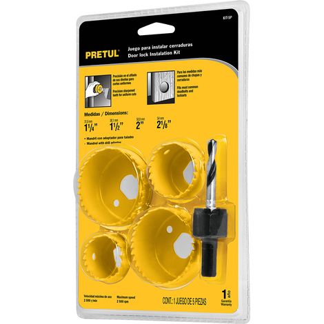 Kit de coronas de acero para madera