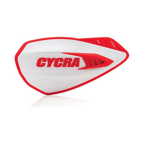 Protège-Main CYCLONE - Blanc/Rouge (1/2)