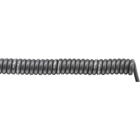 [NEUWERTIG] B-Ware LAPP Spiralkabel 2000mm 6000mm SPIRAL H07BQ-F Kabel Schwarz Polyurethan 3G 1.5mm (1/2)