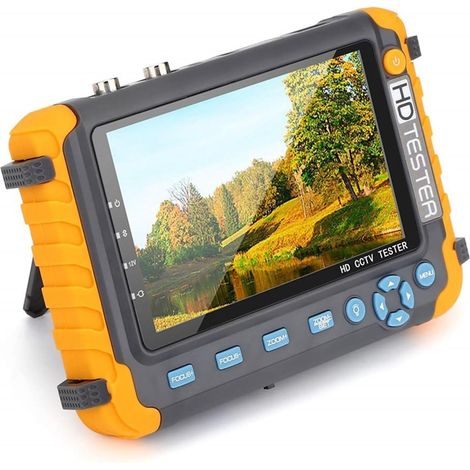 Testeur de vidéosurveillance prenant en charge la caméra IP Testeur De Caméra Analogique CCTV IV8W, Mini Testeur De Moniteur 8MP AHD/CVI/TVI, Caméra PTZ Avec Entrée VGA, Testeur De Câble UTP (1/5)