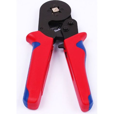 Pinze crimpatrici, utensili per crimpatura di puntalini 0,25-10 mm²/AWG 23-7, pinza crimpatrice a cricchetto autoregolante, pinze per riparazioni elettriche e crimpatura di cavi