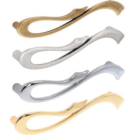 Maniglia per mobili linea Decor serie 37 Giusti - 96 Oro placcato