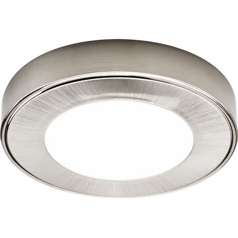 Domus Line LED-Strahler RIO D-MOTION (12V, 3W, 2700–5500 K, Micro12, Edelstahloptik, Ring gerade) Aufbaustrahler (1/3)