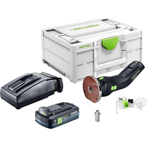 Festool OFKC 500 R3 EB-Basic Akku Kantenfräse 18 V 10 mm Brushless + 1x Akku 4,0 Ah + Ladegerät + Systainer