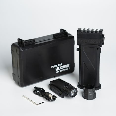 Lampe torche, ventilateur turbo, ventilateur portatif d'extérieur, souffleur de poussière industriel, souffleuse à neige, dépoussiéreur (1/5)