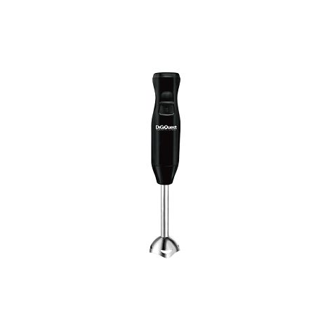 DIGIQUEST Frullatore ad immersione HANDY 99, Lame in Acciaio INOX, Potenza 250Watt, Braccio Smontabile, Impugnatura Ergonomica e occhiello per Aggancio - Nero (1/4)