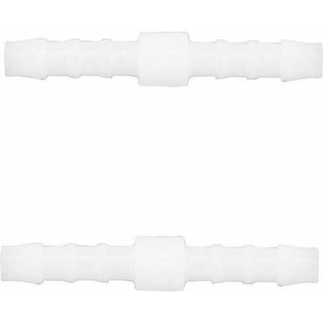 2x raccord de durite droit en I diamètre 5mm connecteur tube tuyau carburant essence tracteur tondeuse voiture (1/2)