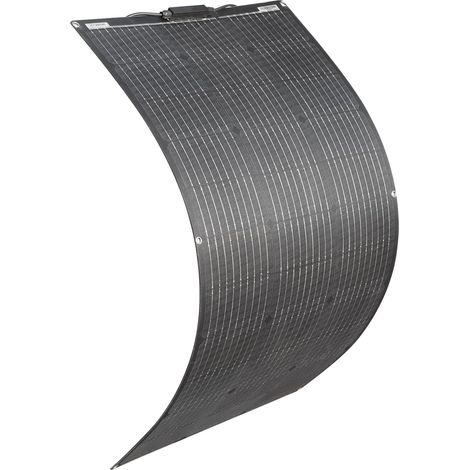 Panneau Solaire Flexible 100W Module Solaire Monocristallin ETFE Portable 18V, Modules Solaires ETFE adaptés pour maison de jardin, batterie 12 V, système d'îlot/système hors réseau (1/5)