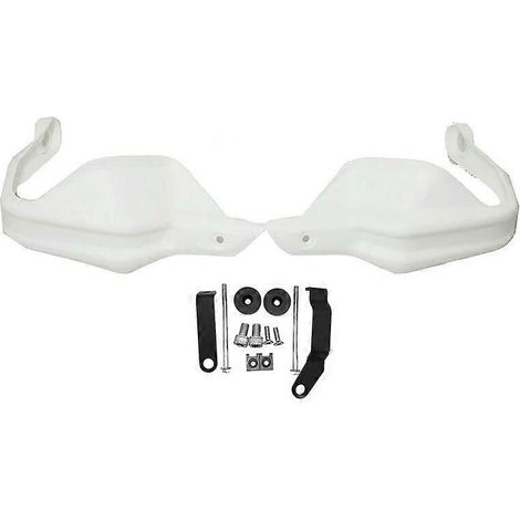 Protège-mains de moto (1 paire) compatibles avec CFMOTO 400GT et 650GT (blancs) (1/5)