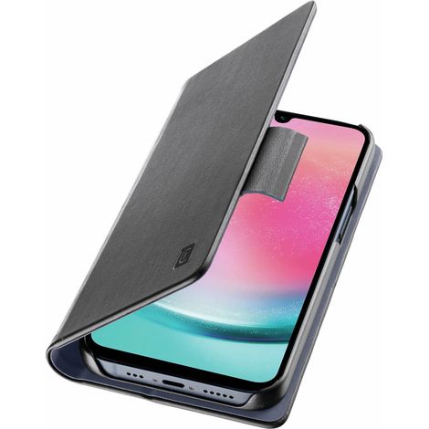Funda Cellularline Book Case - Funda para Samsung Galaxy A25 5G (Negra) (1/4)