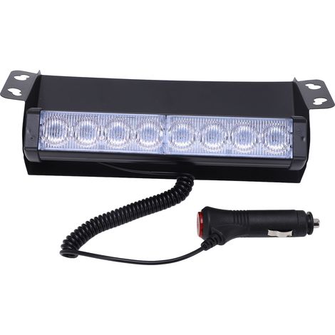 Gyrophare LED clignotant pour voiture, couleur rouge/bleu, ultra lumineux 6000K, universel (1/5)