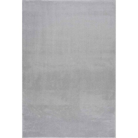 Maison Exclusive - Tapis shaggy doux lavable 160x230 cm Antidérapant Gris (1/5)
