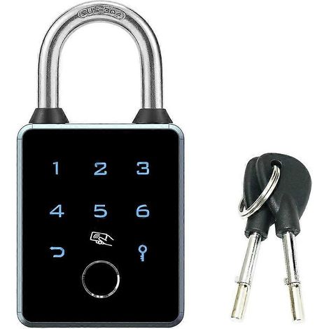 TTLOCK Smart-Vorhängeschloss, App-gesteuert, wasserdicht, mit Zugangscode und Smartcard, für Koffer, ideal für Fitnessstudiotüren und Outdoor-Aktivitäten. (1/5)
