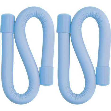 Anneaux de poids de yoga élastiques, réglables et durables, unisexes, pour la maison, le sport et la course à pied (bleu, 340 g x 2) (1/5)
