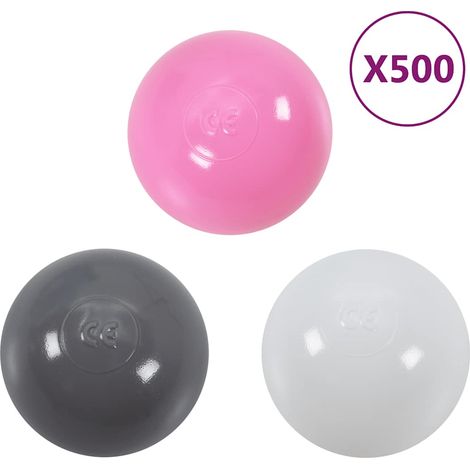 Balles de jeu 500 pcs multicolore (1/4)