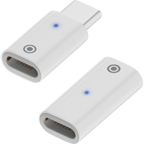 Adaptador USB-C para Apple Pencil de 1.ª generación, adaptador de carga USB-C compatible con Apple Pencil de 1.ª generación, solo carga, 2 unidades. (1/5)