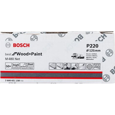 BOSCH Schleifgitter M480 125 mm, 220 2608621158 (1/5)