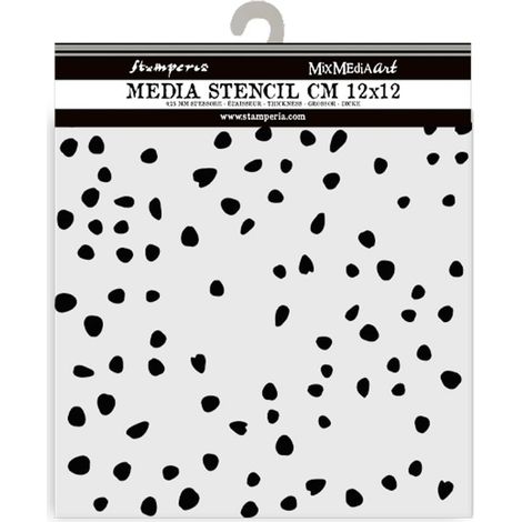 Thick Stencils for Scrapbooks, Albums, Cards, Bullet Journalling, Flexible Material, Easy to Clean, for Hobbies, Crafts and Gifting (Timeless, Petals Texture) (1/2)