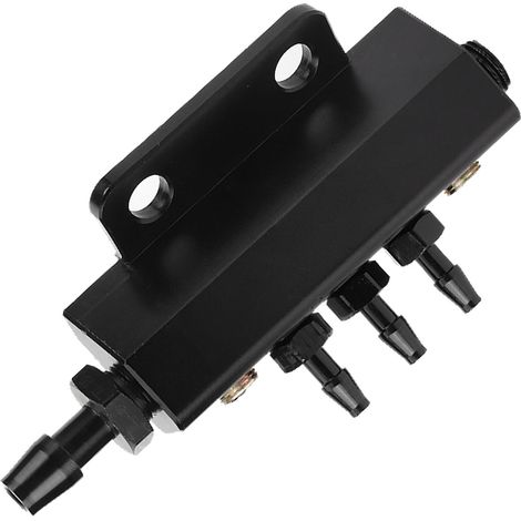Turbocompresseur Boost Collecteur Admission 5 Ports Bloc Vide Auto Jauge Manomètre (1/5)