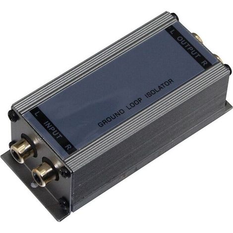 Convertitore di livello di linea isolatore di anello di terra da RCA alto a RCA basso AD-205A