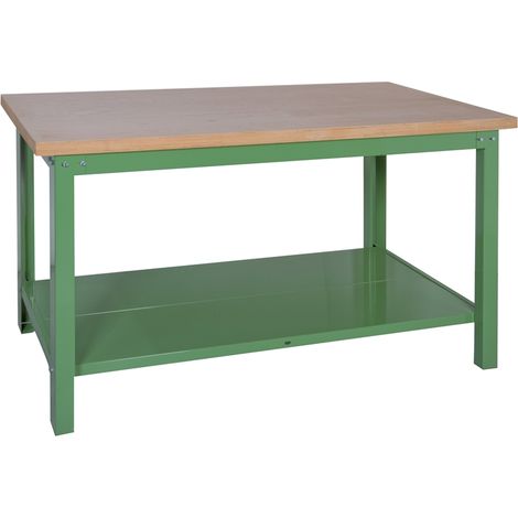 Banco da Lavoro Professionale con piano in legno di faggio, lunghezza mm 2000