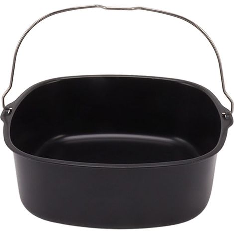 Moule À Gâteau - Pour Friteuse À Air Chaud - Revêtement Antiadhésif - Diamètre 18 Cm - Hauteur 4,5 Cm - Acier Alimentaire - 1 Pièce (1/5)