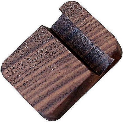 Support de téléphone mobile en bois massif, support de bureau pour téléphone et tablette 4x5cm-Brown (1/5)