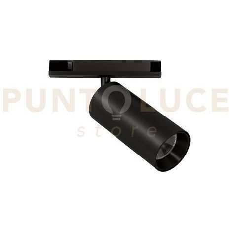 GFA1811 SPOT PER SISTEMA BINARIO 48V ORIENTABILE LED 3000K 515LM 10W CRI90 NERO SATINATO